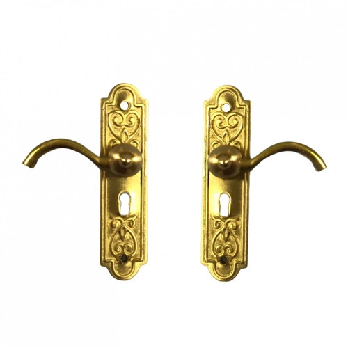 Dolls house door - door, handles