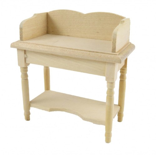 Dolls house wooden - dolls, stand