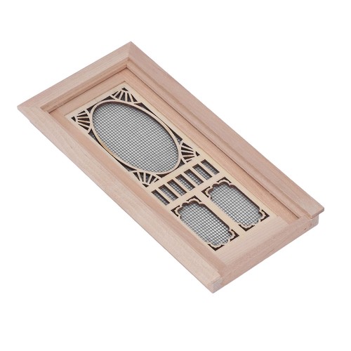 Doll house screen door - house, birch