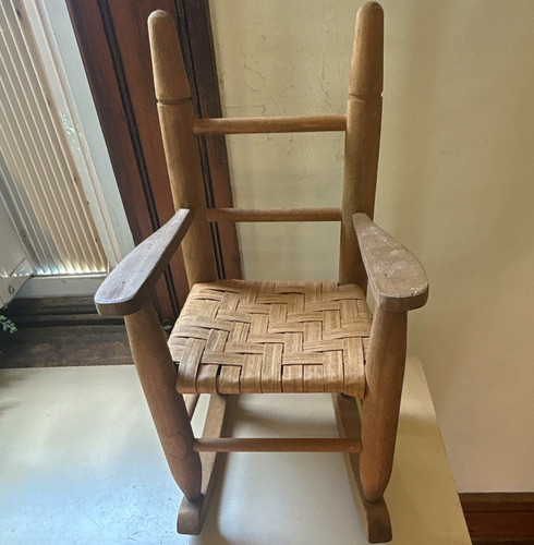 Wood rocking chair armrests - wood,