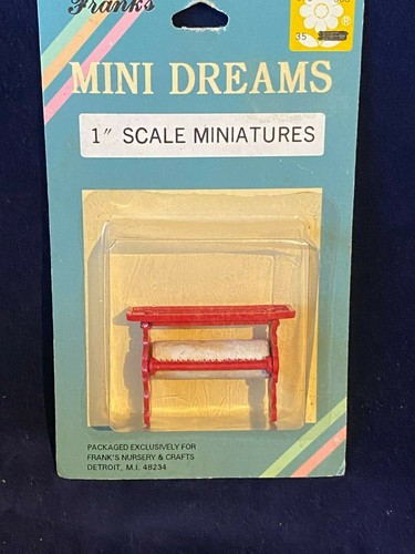 Vintage doll house - doll, miniature