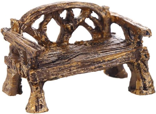 Brown fairy garden - fairy, furniture