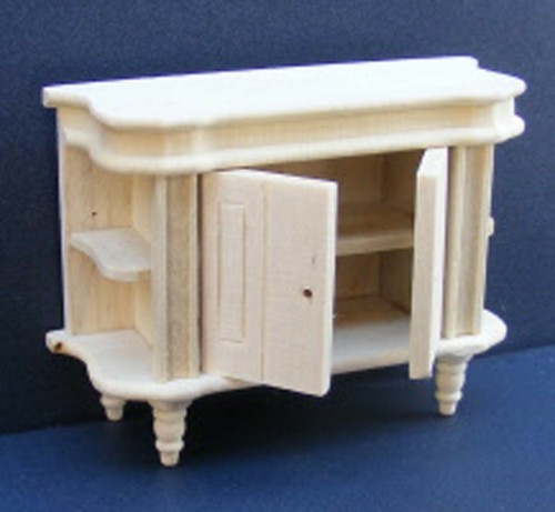 Dolls house natural finish - house,