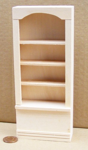 Dolls house shelf unit - unit, natural