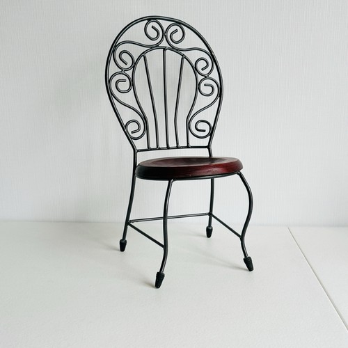 Miniature wire metal - wire, chair