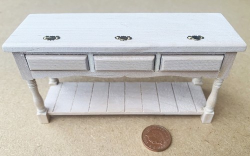 Dolls house natural finish - house,